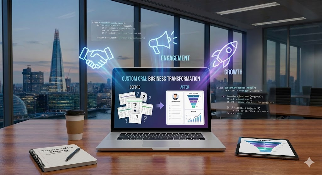 Custom CRM vs Generic CRM comparison.