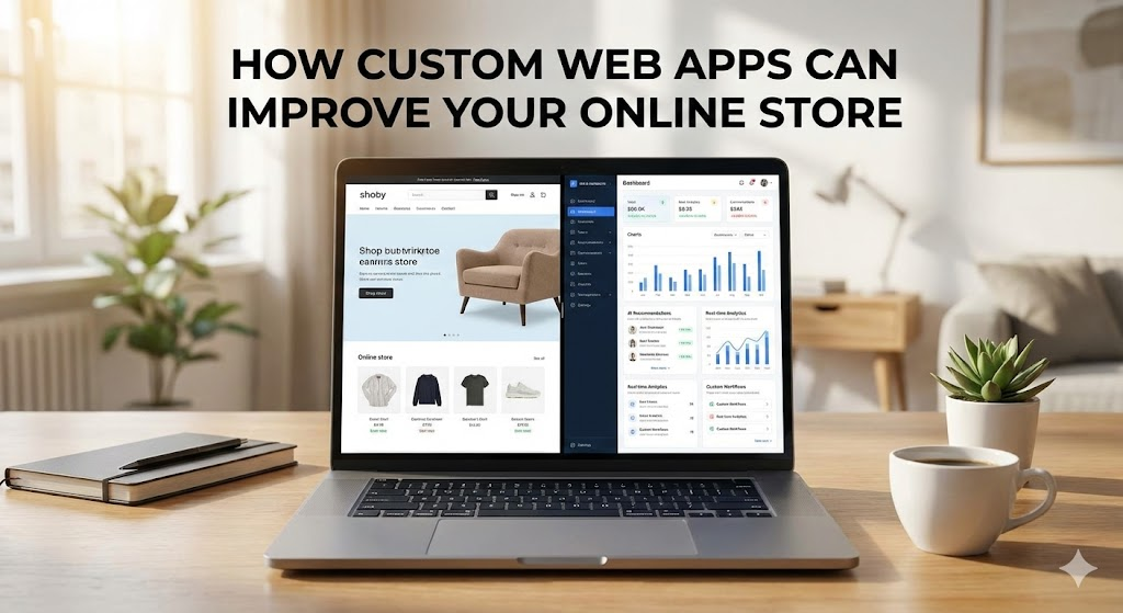 Custom web application automation for e-commerce.