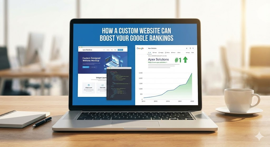 Custom code SEO optimization score 100.