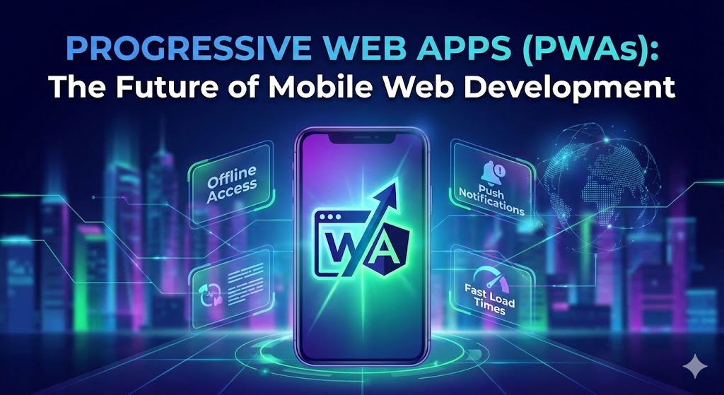 A smartphone displaying a website with a prompt to "Install App" or "Add to Home Screen," illustrating PWA installation.