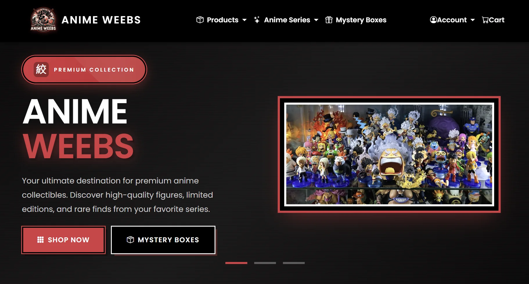Anime Weebs - E-commerce Platform for Anime Collectibles