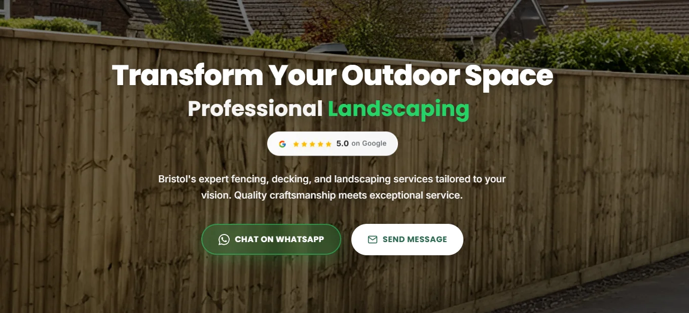 Joe's Fencing - UK Fencing and Landscaping Website